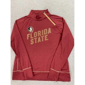 Florida State Seminoles‎ Neck Zip Pullover Shirt (Men's XL) Maroon